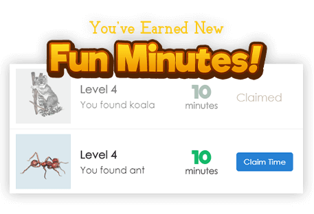 Fun Minutes Reward example