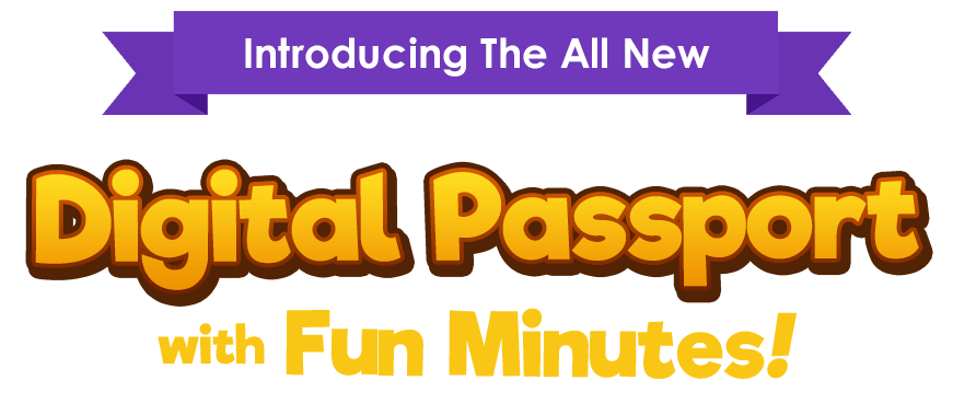 All new digital passport with fun minutes banner