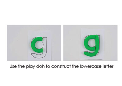 G – Play Doh Letter