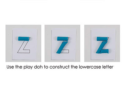 Z – Play Doh Letter