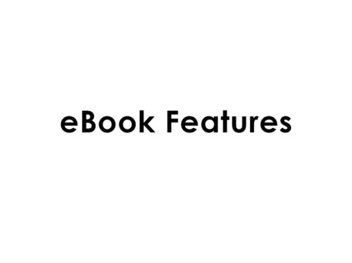 eBook Features